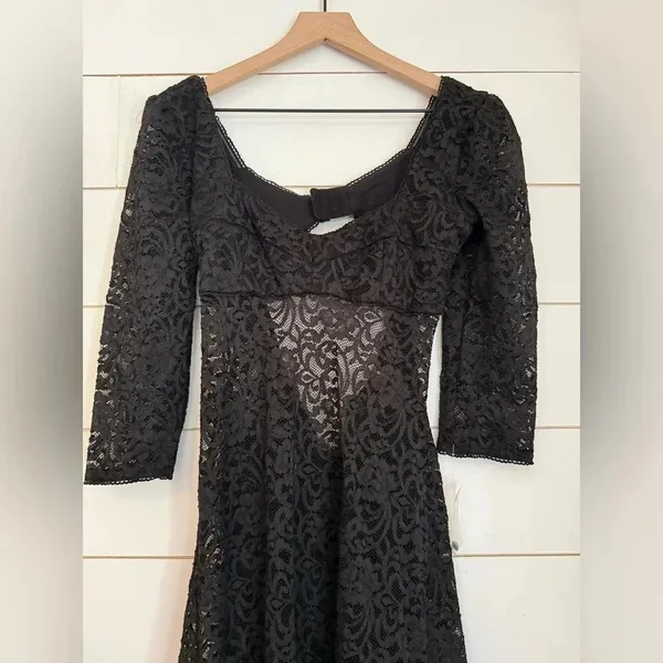 NWOT free people Adored Maxi in Black dress - Image 12