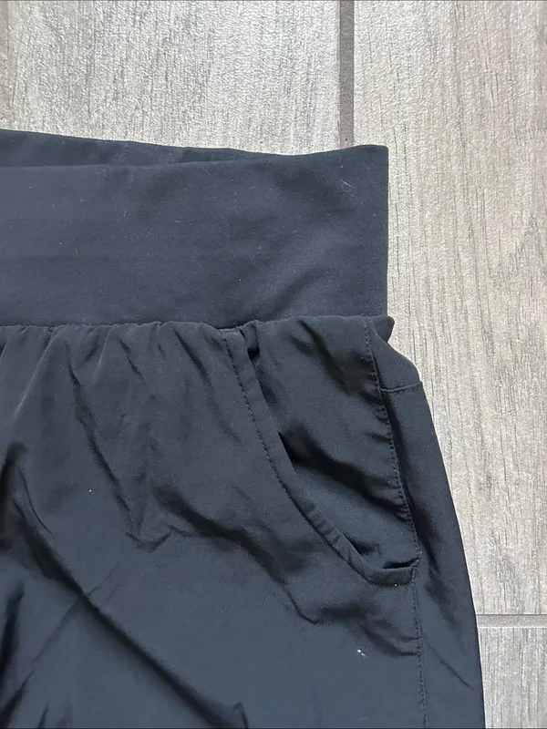 Target Black Women's Jogger Sweatpants with Cuffed Ankles - Image 3