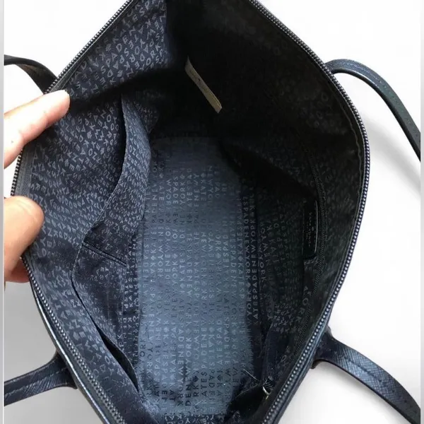 Kate Spade Black Shimmering Handbag/ Satchel - Image 11