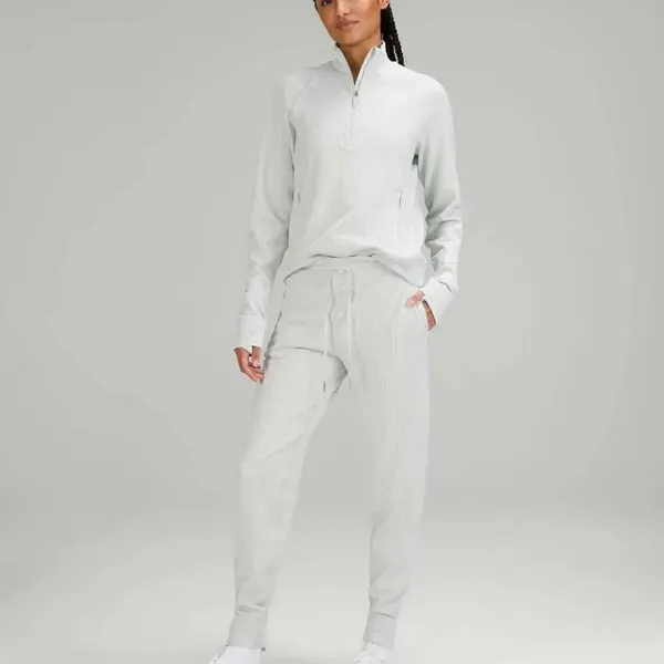 Lululemon Womens Engineered Warmth Jogger Pants Vapor White - Image 3