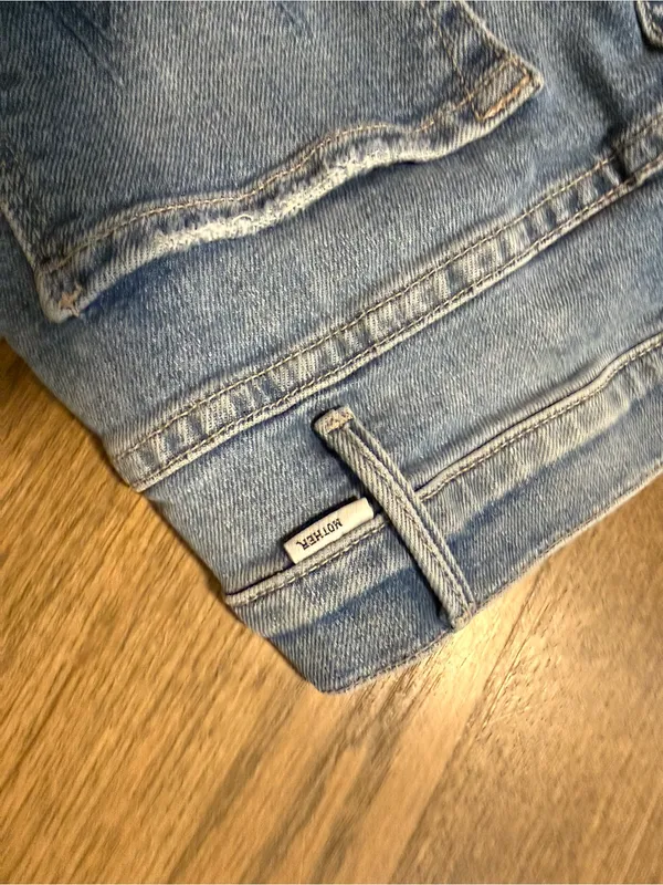 Mother The Hustler Ankle Fray Denim Jeans Size 28 - Image 14