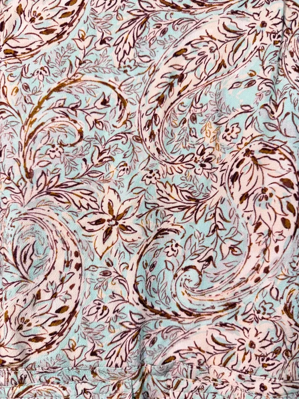 Sky to Moon Sleeve & Backless Paisley-Floral Dress - Image 4