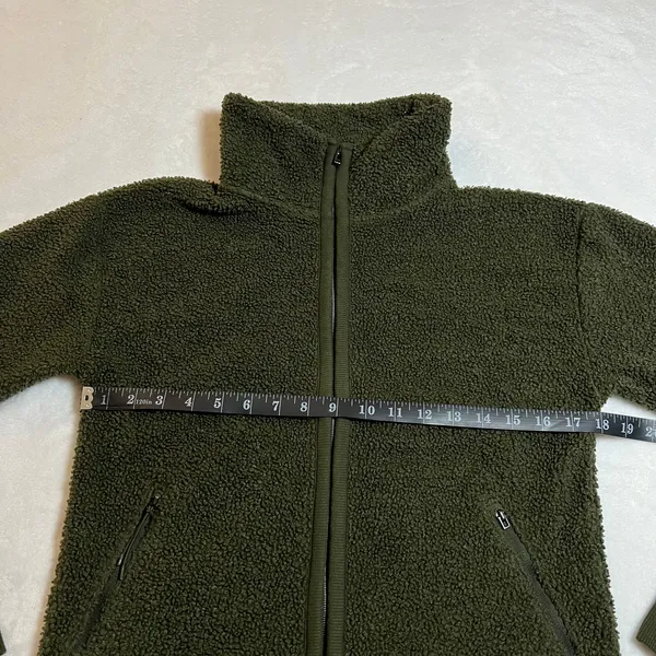 All In Motion High Neck Sherpa Full Zip Jacket Size XS Athleisure Casual Layers - Image 8