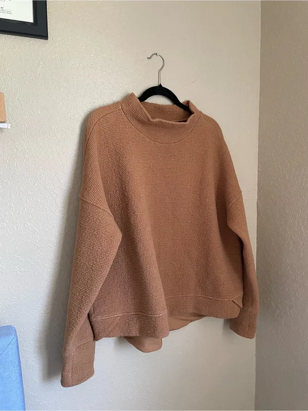 Calia by Carrie Underwood Cloud Mock Neck Pullover Size 1X Golden Taffy Extended - Image 6