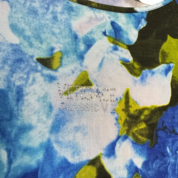 Vintage Versace Floral‎ Top Embellished - Image 5