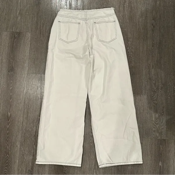 EUC Princess Polly Black Stitch Jeans - Image 4