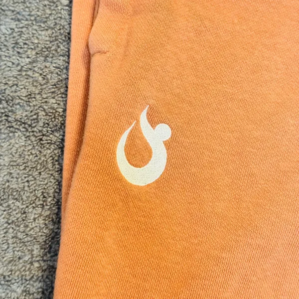 240 | Outdoor Voices‎ Womens M Relaxed Fleece Joggers Orange - Image 5