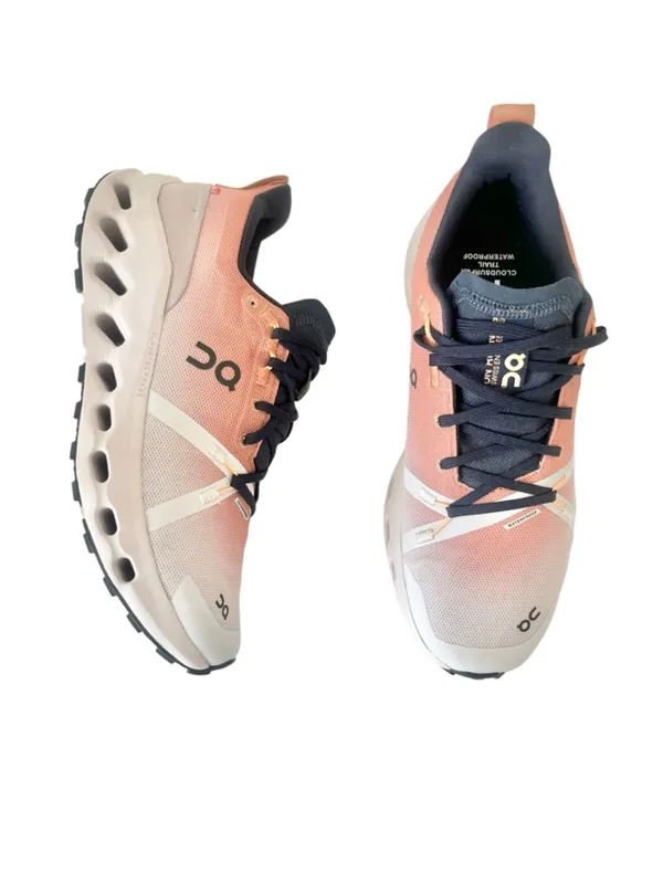 On cloud Cloud surfer Trail Waterproof Sneakers NEW 9.5 sandstone silver - Image 2