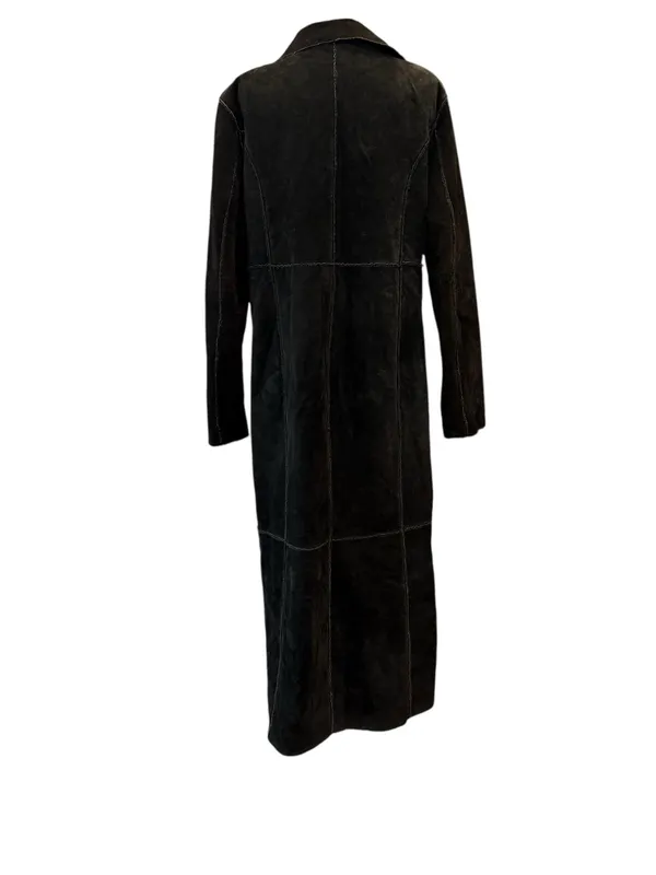 Vintage D’ Carlo y2k vintage suede leather duster coat gothic - Image 16