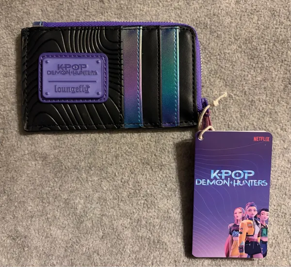 Loungefly K-Pop Demon Hunters Hunter/x Trio Mini Backpack and Wallet - Image 7