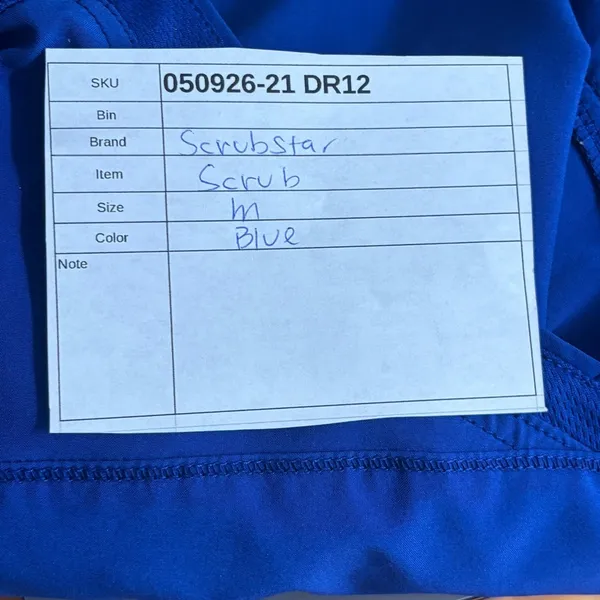 Scrubstar Scrub‎ Top Blue Medium - Image 9