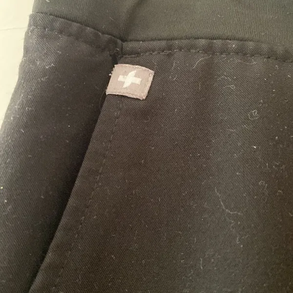 FIGS Zamora Jogger Scrub Pants Black Adjustable Drawstring‎ Scrubs Size Small - Image 7