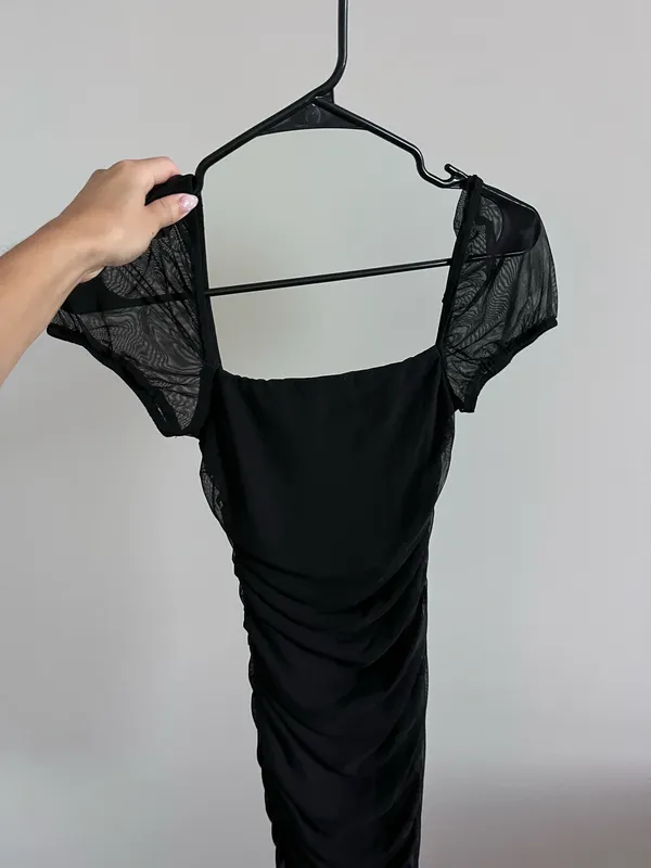 Princess Polly Black Mini Dress - Image 3