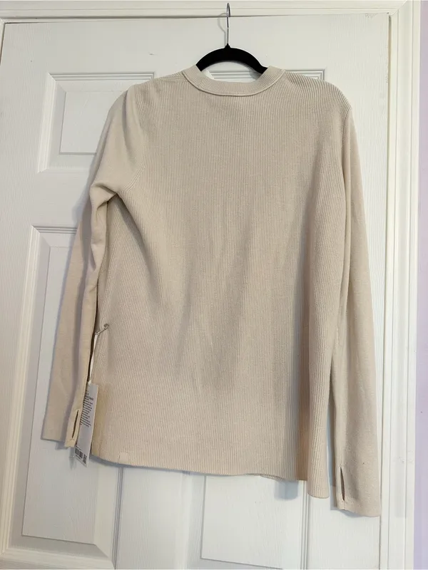 NWT Lululemon Take It All In Cotton Blend Sweater in Medium - Image 3