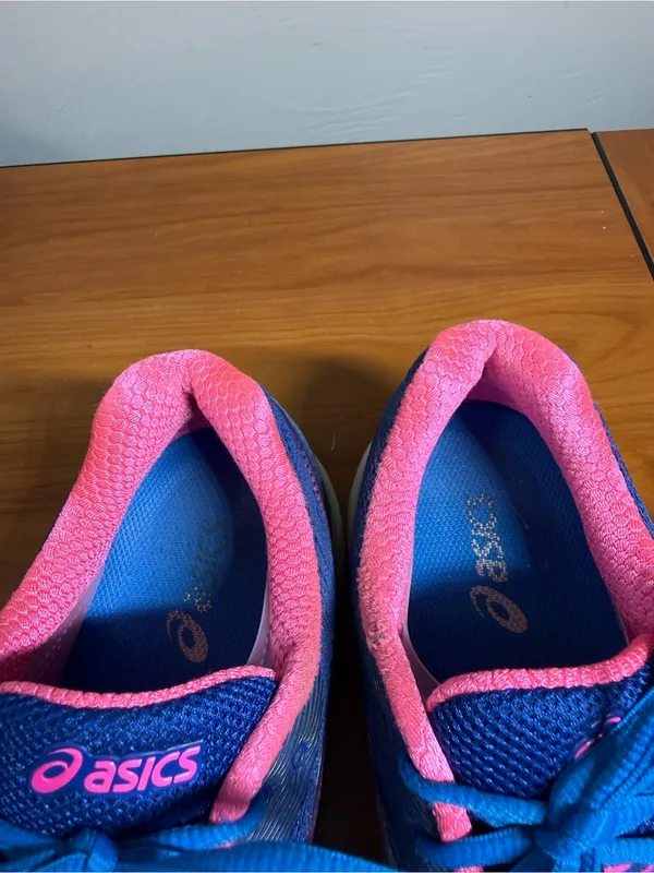 Asics‎ Gel Ziruss Women’s Running Shoes Blue Pink Comfort Athletic Size 9 T7J6N - Image 7