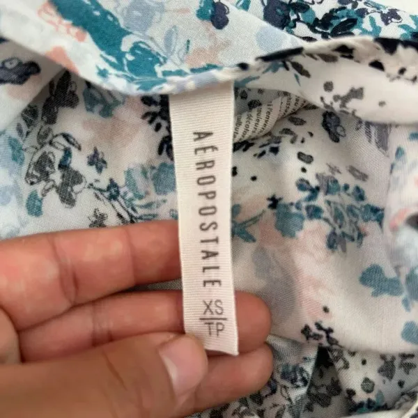 Aeropostale Floral Print Slip Dress Women’s XS Spaghetti Strap Summer Boho - Image 3