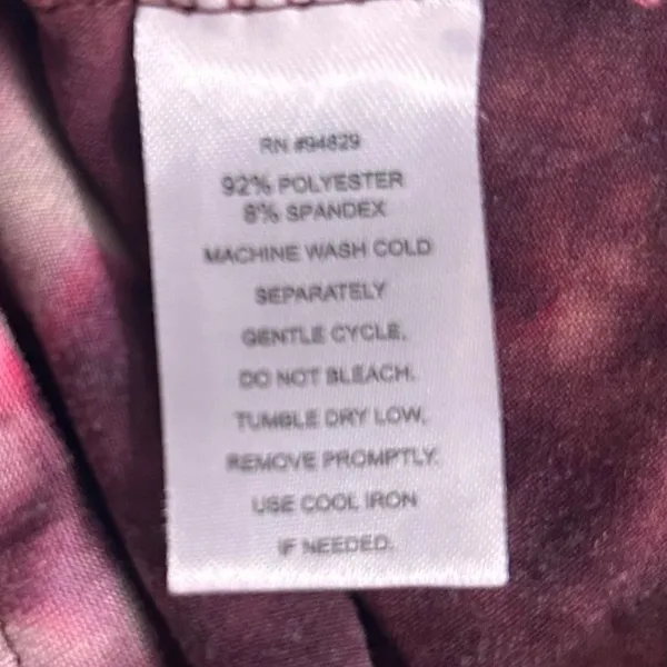 Derek Heart Baby Doll‎ Top Medium Wine - Image 9