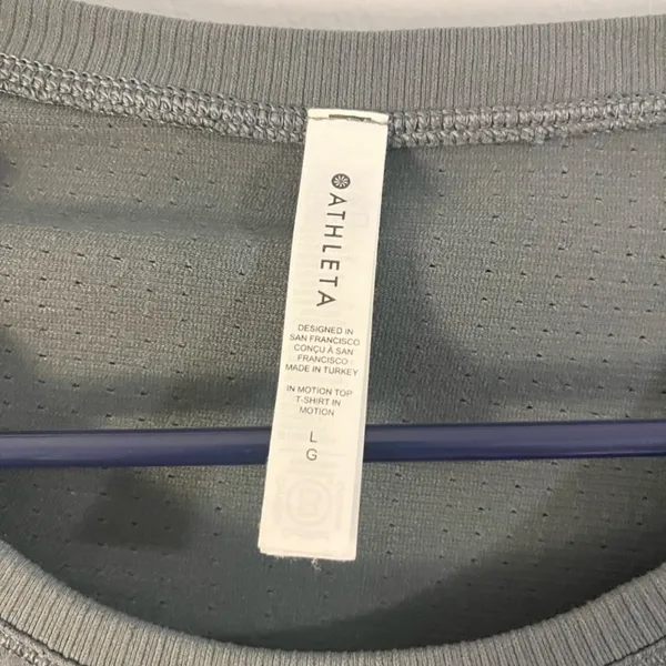 ATHLETA LONG SLEEVE ATHLETIC TOP - Image 2