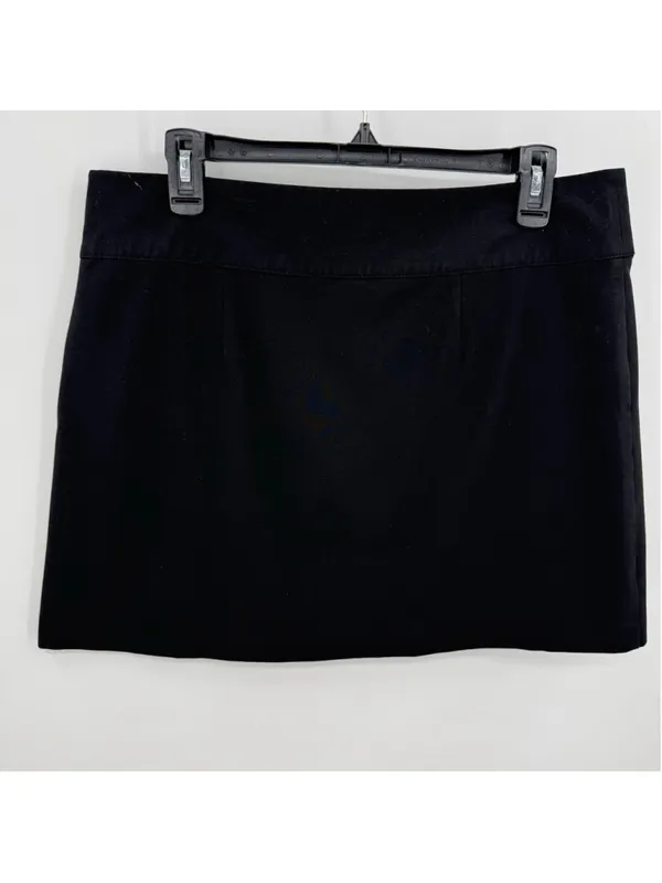 Old Navy Black Pleated Mini Skirt Low Waist Academia Y2K Inspired Women’s Sz 10 - Image 2