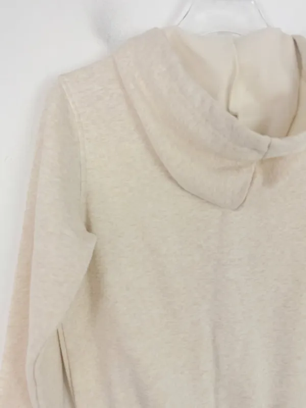Vitality Cozy Zip Sweatshirt Oat Marl Varsity Hoodie Size 2XS XXS $96 EUC - Image 8