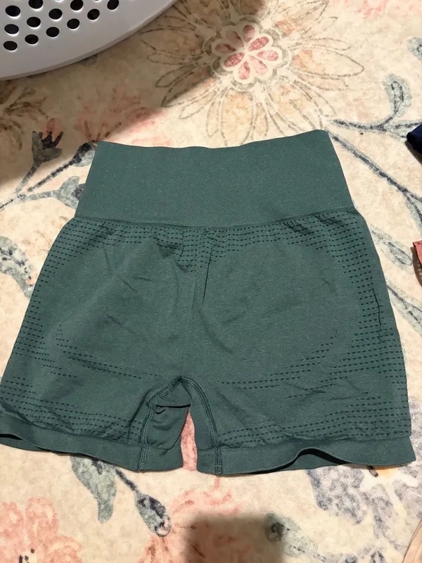 Gymshark Green Biker Shorts - Image 2