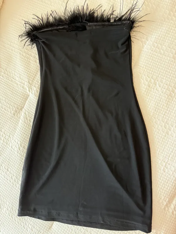 Boutique Black Mini Dress - Image 3