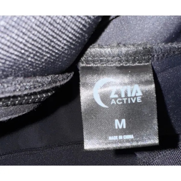 NWT‎ Zyia Active Mesh Primo Activity Jacket Women Med Black Zip Pockets Stretch - Image 5