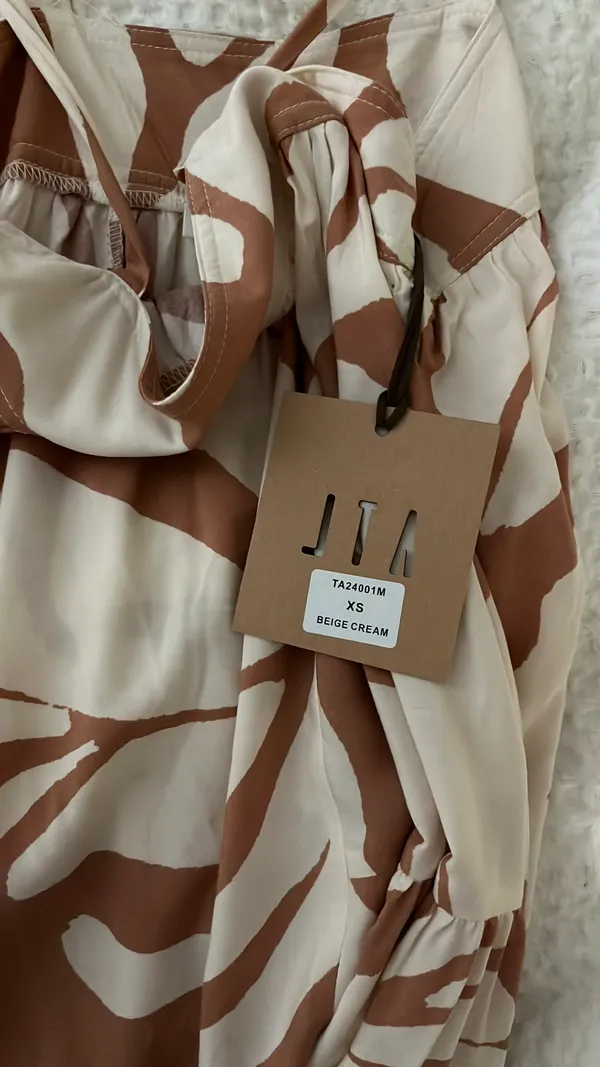 Brown and Cream maxi dress - Image 3