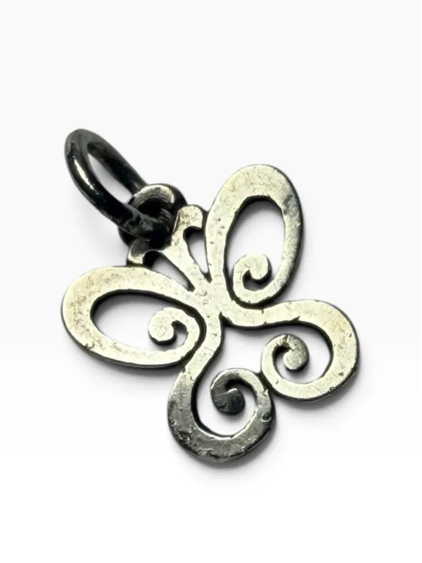 James Avery Sterling Silver Retired Spring Butterfly Charm COA - Image 4