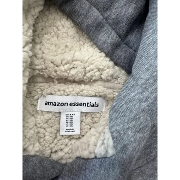 Amazon Essentials Women's Sherpa Lined Pullover Hoodie XXL New Cozy Fleece - Image 4