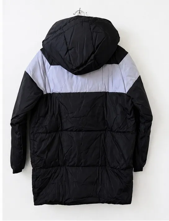 Women's Winter Thickened Down Jackets Long Down Coats Warm Parka with Hood - Image 2