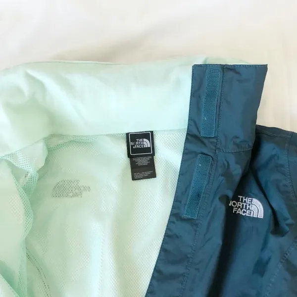 The North Face Teal HyVent Hooded Rain Jacket S - Image 3