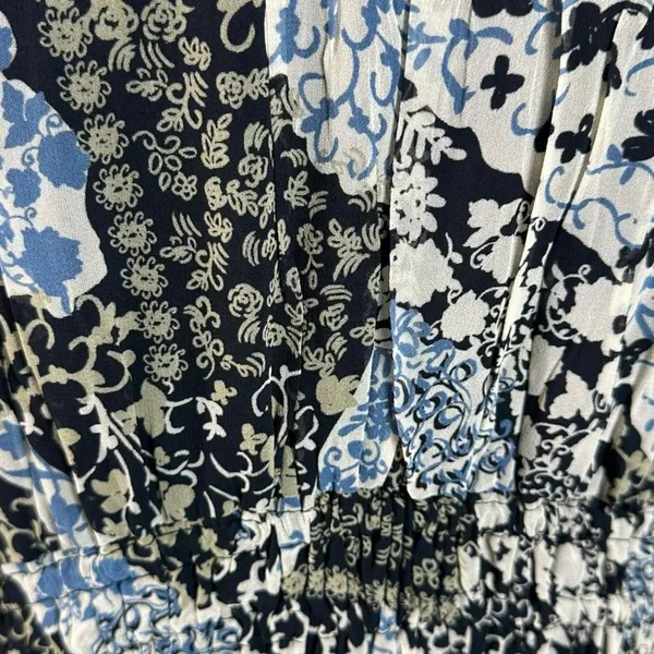 Anthropologie The Somerset Chiffon Maxi Dress in Black Floral Size XL NWT - Image 12