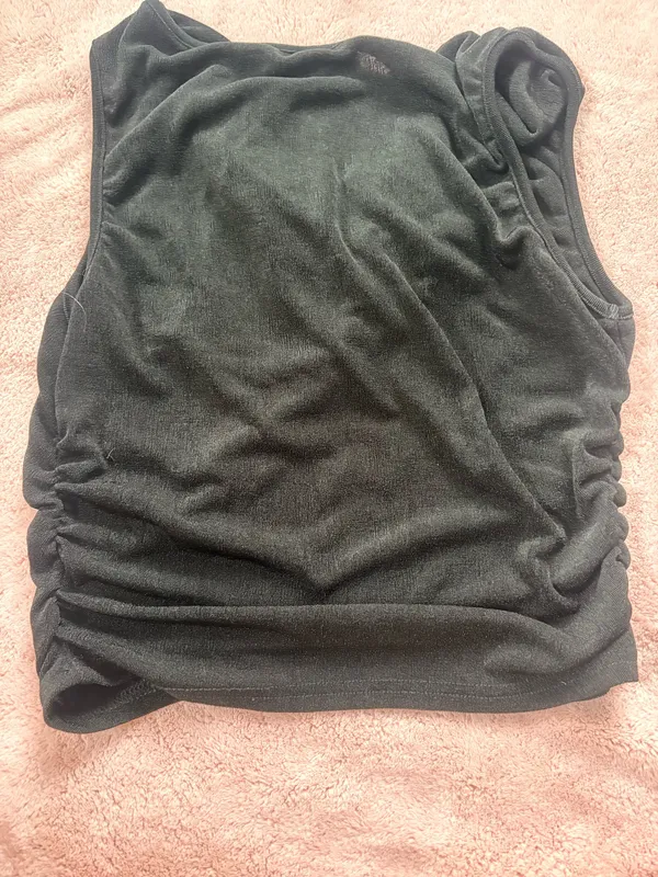 Shein Black Cowl Neck Top - Image 2