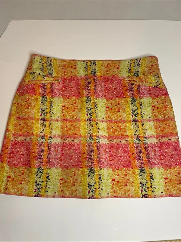 Attyre Ladies Skort Sz. 12 Tennis Golf Pickleball Stretch Pull On Plaid 90s - Image 8