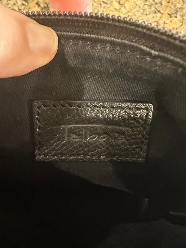 Talbots Leather Crossbody Black Bag - Image 4