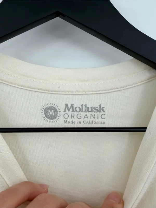 MOLLUSK Surf Shop California Graphic Tee Cream M - Image 3