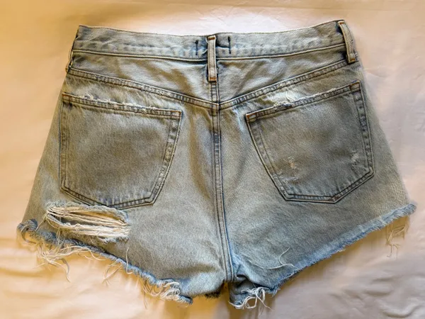 Cutoff Denim Shorts - Image 5