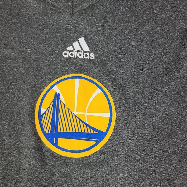Adidas‎ Ultimate Tee Climalite Golden State Warriors Long Sleeve Shirt Small - Image 4