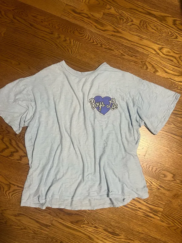 Boys Lie Sky Blue Unbreakable Boyfriend T-Shirt - Image 2