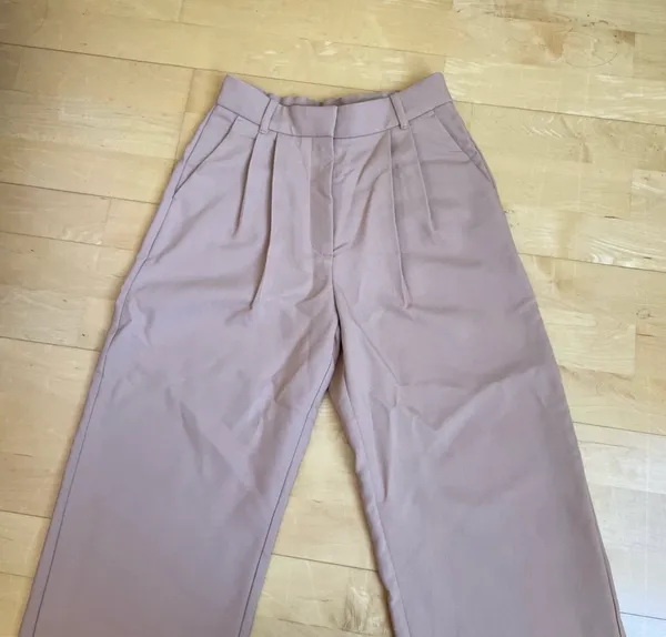 Abercrombie & Fitch Curve Love Sloane Tailored Pants in Tan - Image 6