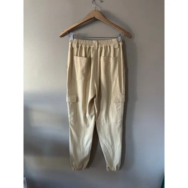 Nordstrom BP Cream Cargo Joggers Size Small - Image 6