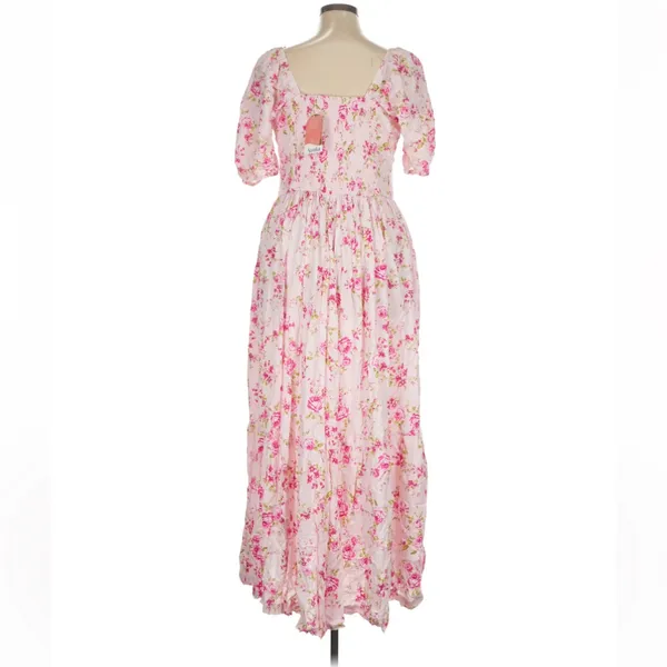 Arula Willow Pink Roses Maxi Dress NWT 1X - Image 6