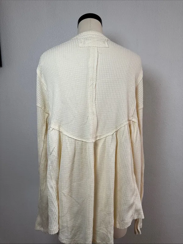 NWOT We the free oh my babydoll thermal top size XS - Image 4