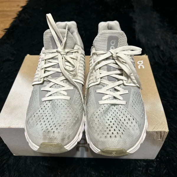 ON CLOUDSWIFT gray white running athletic training shoes sneakers  - Image 8