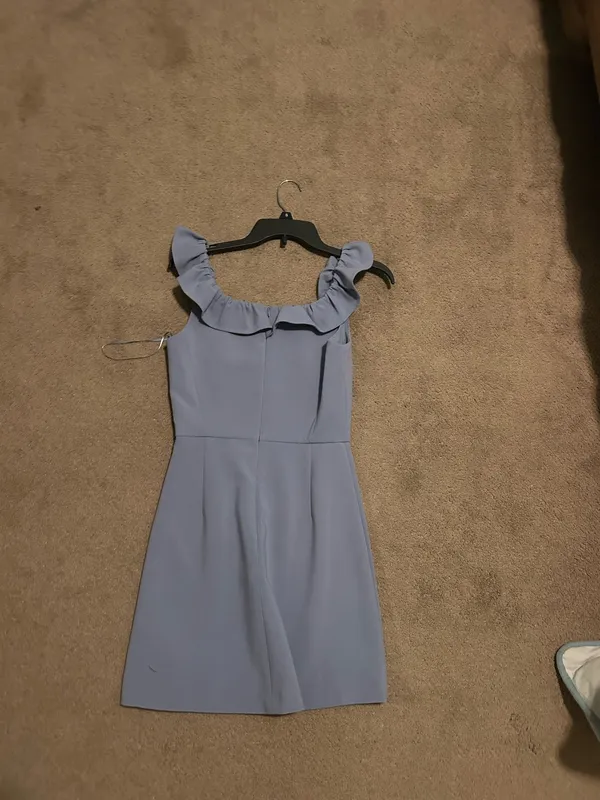 French Connection Blue Mini Dress - Image 3