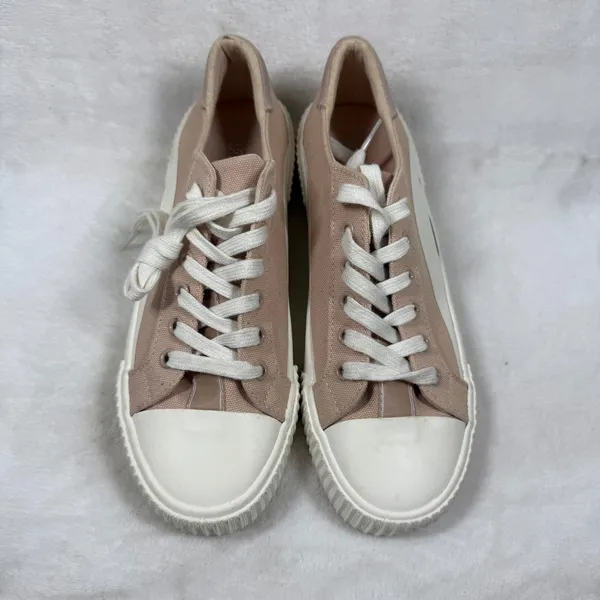 Splendid Tania Tan Peach Canvas Low Top‎ Sneakers SD2TAN10 Womens 7.5M - Image 5