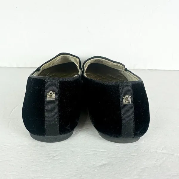 Birdies The Starling Velvet Flat Loafer Size 7.5 Black Slip On Classic Timeless - Image 5
