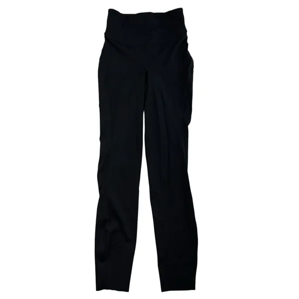 Lululemon Sz 2 Base Pace High-Rise Running Tight 25" In Black Nulux‎ W5DKHS - Image 3