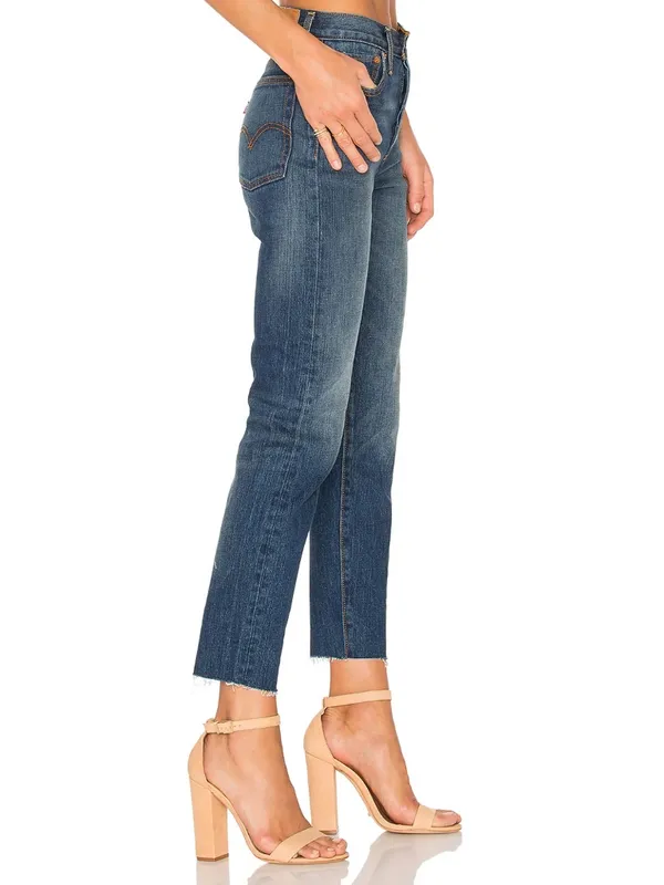 Levi’s Wedgie Icon Jeans 29 White Oak Cone Denim Classic Tint $80 - Image 11
